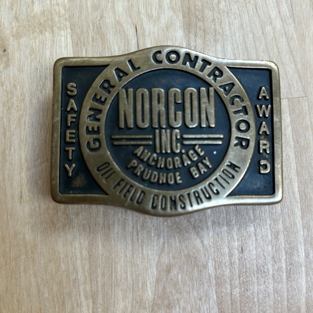 Handmade Brass Belt Buckle- Norcon Inc.